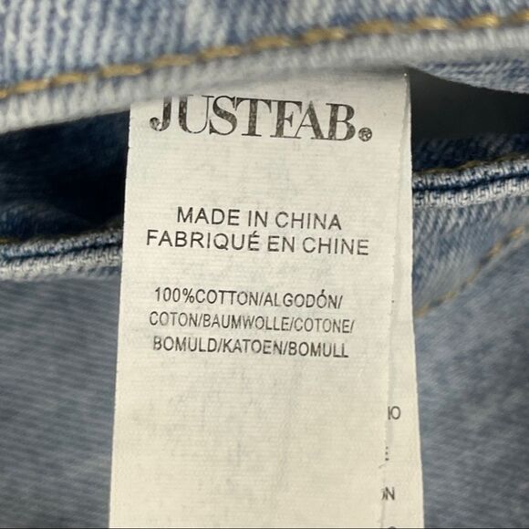 JUSTFAB Jeans Light Blue Wash Mom Boyfriend High Rise Jean Women's 27 - Picture 6 of 10
